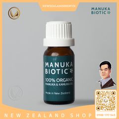 Tinh dầu manuka 100% hữu cơ Manuka Biotic Certified Organic Manuka Oil 10ml