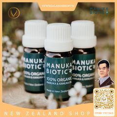Tinh dầu manuka 100% hữu cơ Manuka Biotic Certified Organic Manuka Oil 10ml