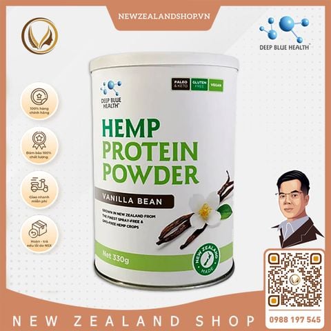 Bột đạm cây gai dầu Deep Blue Health Hemp Protein Powder 330g