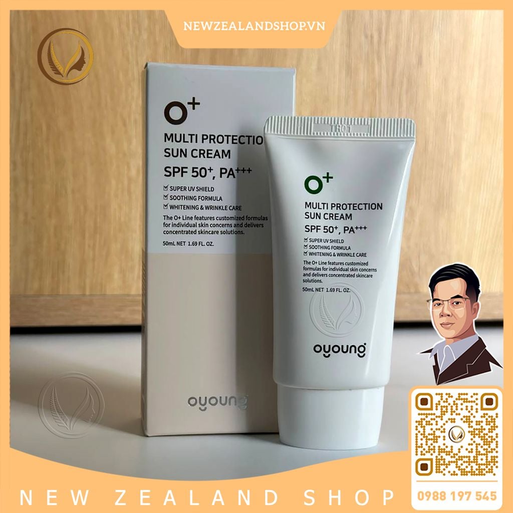 Kem chống nắng bảo vệ da SPF 50+, PA+++ Oyoung Multi Protection Sun Cream 50ml