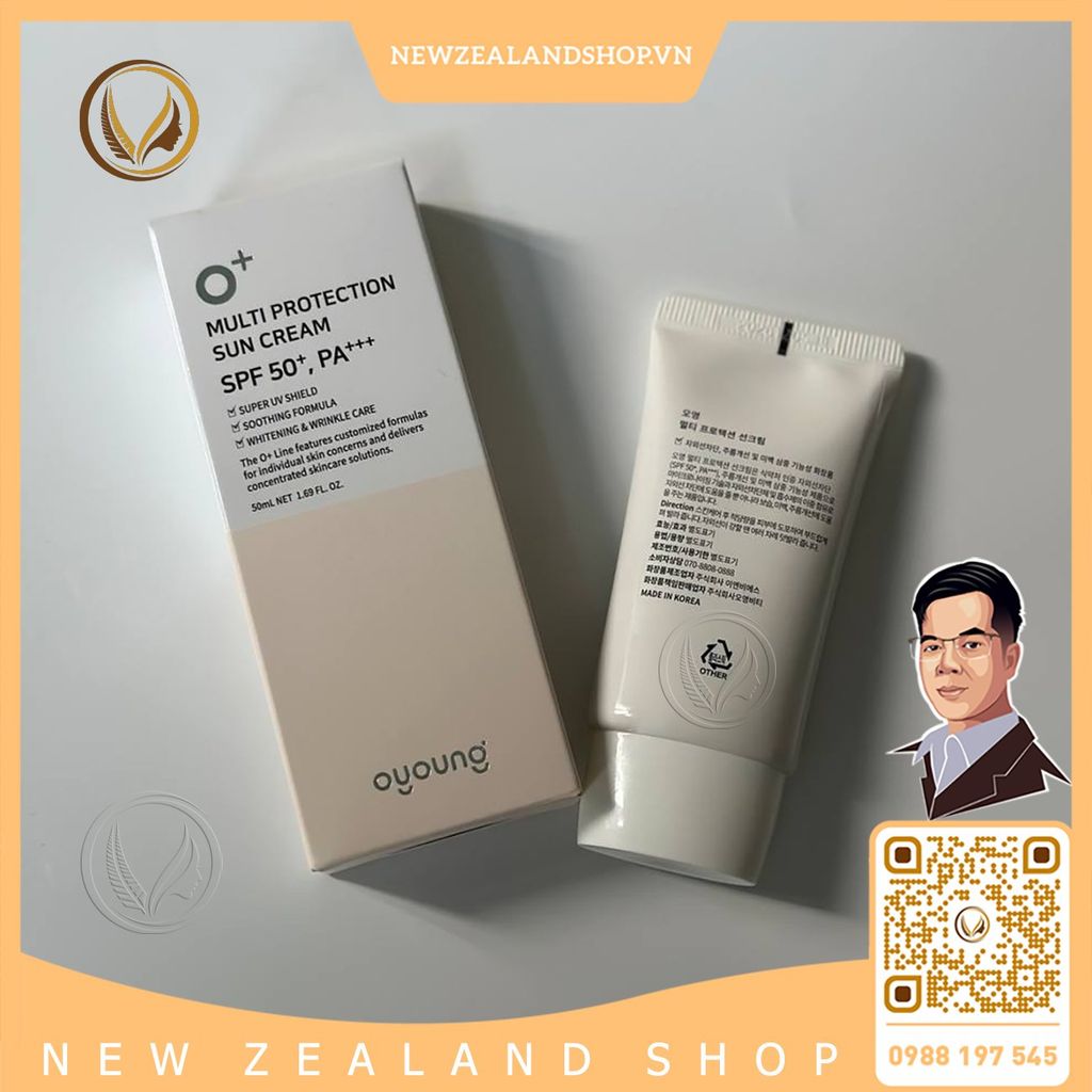 Kem chống nắng bảo vệ da SPF 50+, PA+++ Oyoung Multi Protection Sun Cream 50ml