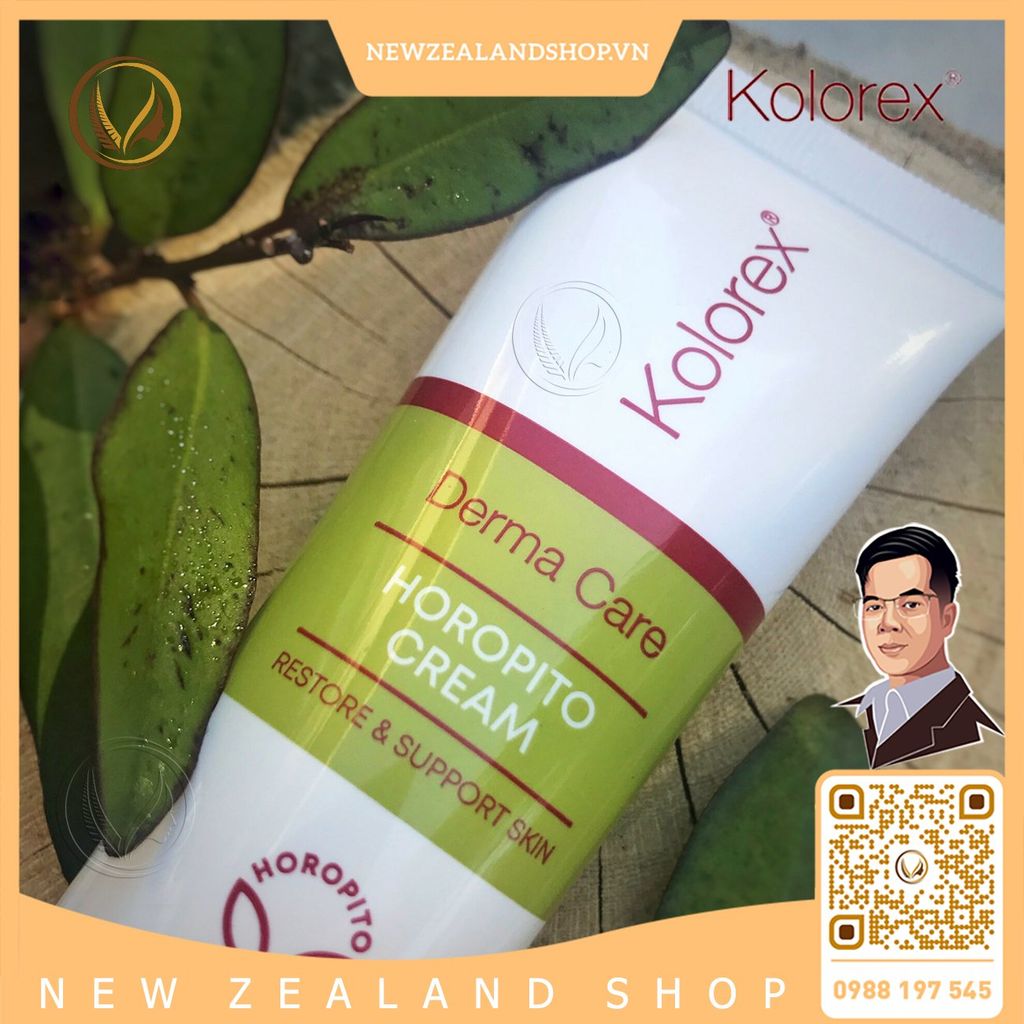 Kem dưỡng phục hồi vùng da nhạy cảm Kolorex Derma Care Horopito Cream 50g