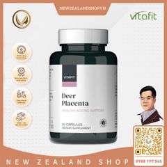 Viên uống nhau thai hươu hỗ trợ sức khỏe và đẹp da VitaFit Deer Placenta 30 viên