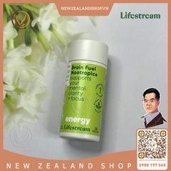 Viên uống tăng cường tập trung, tỉnh táo Lifestream Brain Fuel Nootropics 60 viên
