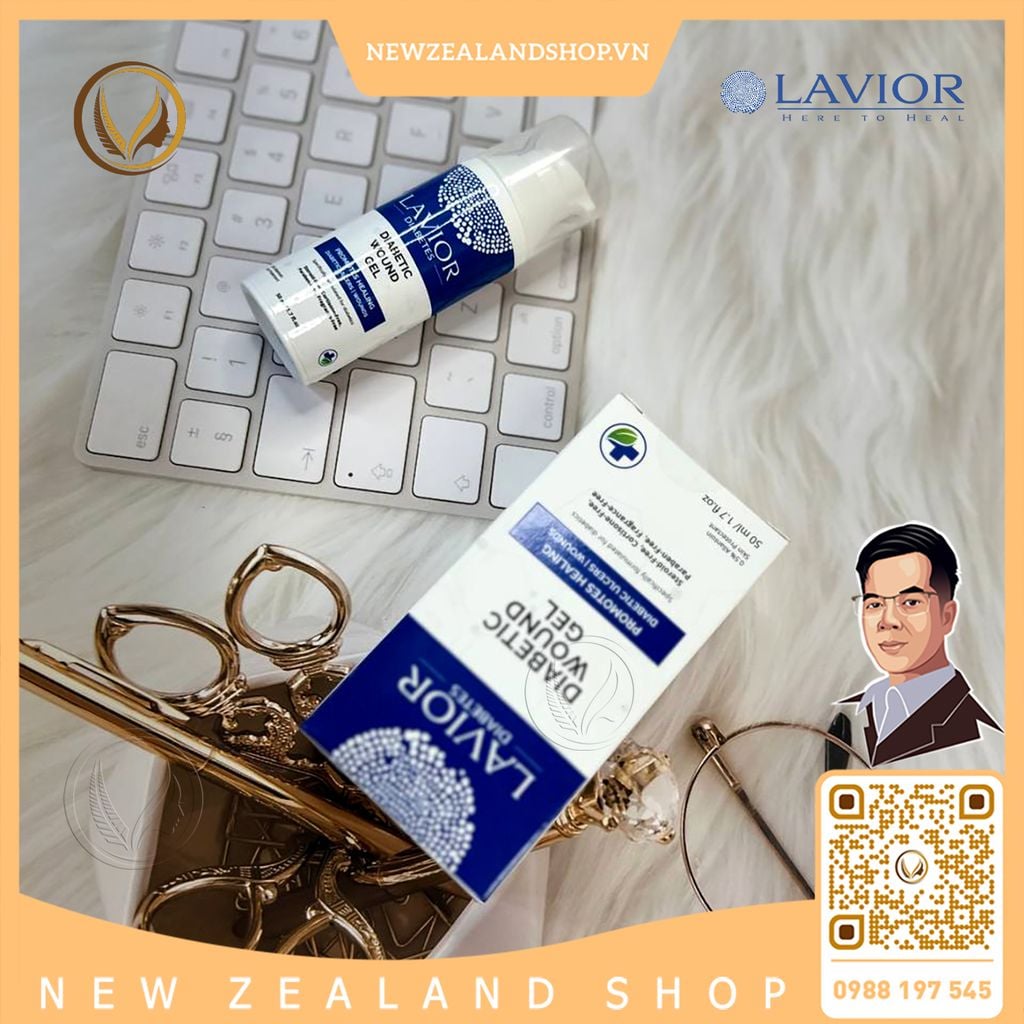 Gel chống loét tiểu đường Lavior D-Care Diabetic Wound Gel 50ml