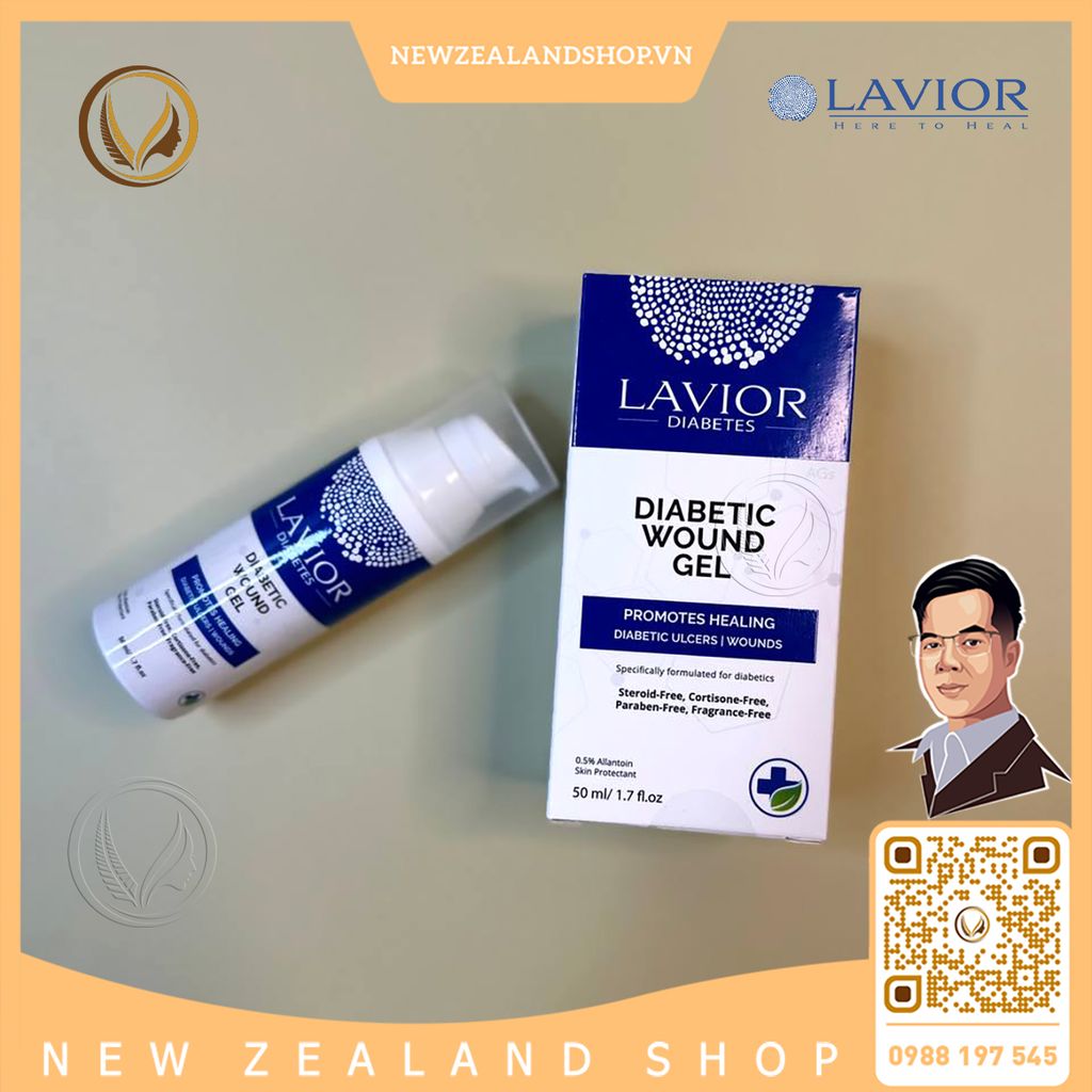 Gel chống loét tiểu đường Lavior D-Care Diabetic Wound Gel 50ml
