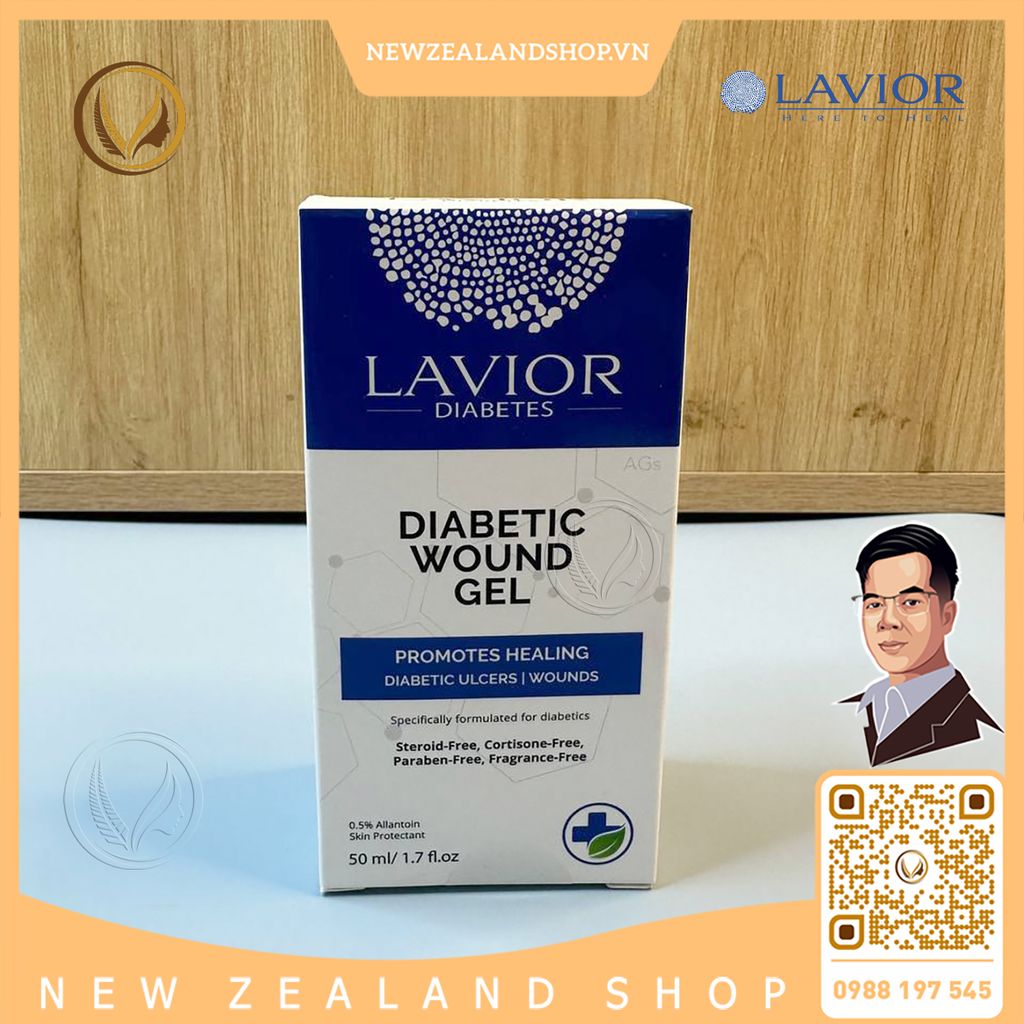 Gel chống loét tiểu đường Lavior D-Care Diabetic Wound Gel 50ml