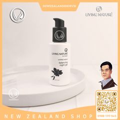 Gel dưỡng da ban đêm cho da mụn, dầu Living Nature Balancing Night Gel 60ml