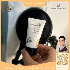 Gel trị mụn mật ong manuka Living Nature Manuka Honey Gel 50ml