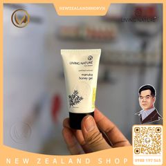 Gel trị mụn mật ong manuka Living Nature Manuka Honey Gel 50ml