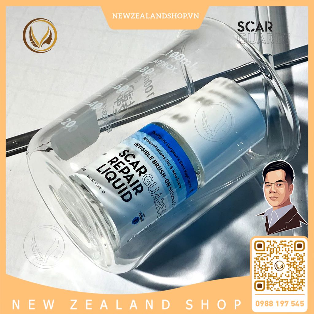 Gel trị sẹo lồi, sẹo phì lâu năm do phẩu thuật Scarguard Repair Liquid 15ml