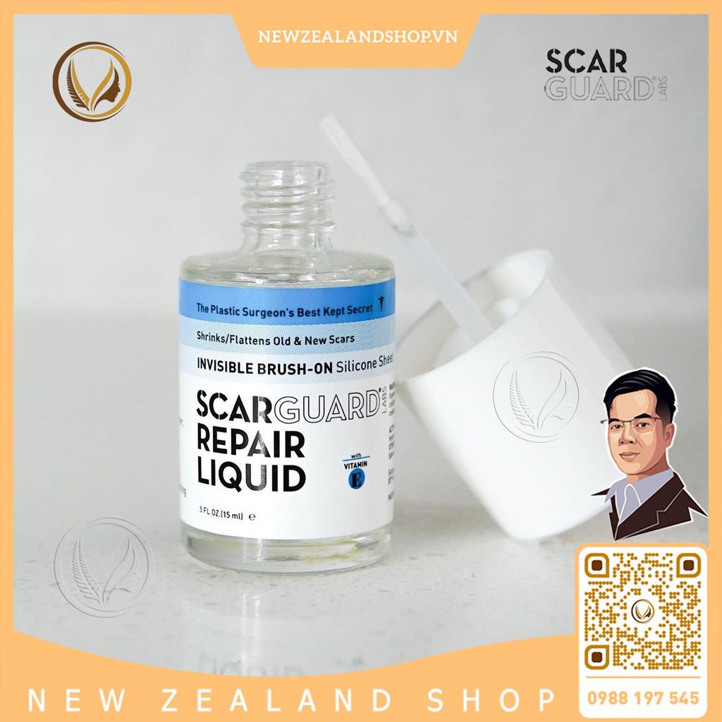 Gel trị sẹo lồi, sẹo phì lâu năm do phẩu thuật Scarguard Repair Liquid 15ml