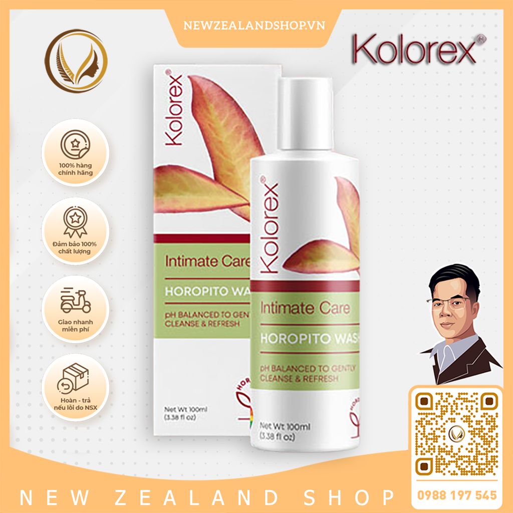 Dung dịch vệ sinh phụ nữ, nước rửa vùng kín Kolorex Vaginal Care Wash (gói 3gram)