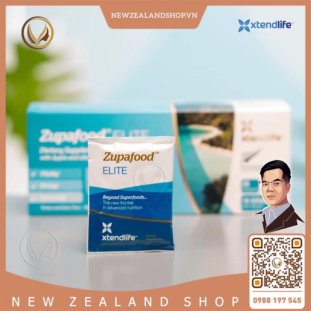 Siêu thực phẩm tăng cường sức khỏe Xtend Life Zupafood ELITE 30 gói