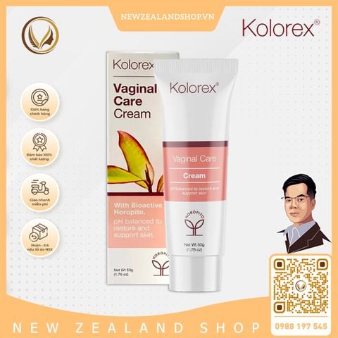 Kem trị nấm candida, nấm ngứa vùng kín viêm âm đạo Kolorex Vaginal Care Cream 50g