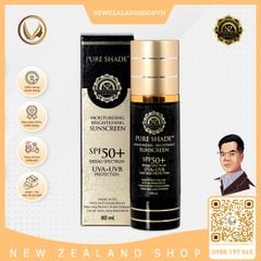 Kem chống nắng 4 trong 1 SPF 50+ NZ Sunscreen Pure Shade Moisturising Brightening Sunscreen 80ml