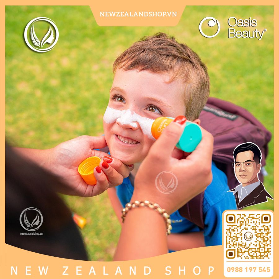 Kem chống nắng SPF 30 PA++ Oasis Beauty Kids Zinc Sunscreen Stick 30g