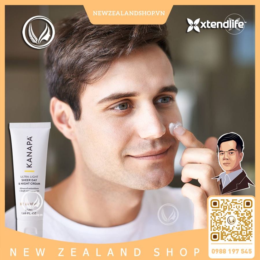 Kem dưỡng da ban ngày và đêm Kanapa Ultra - Light Sheer Day & Night Cream 50ml