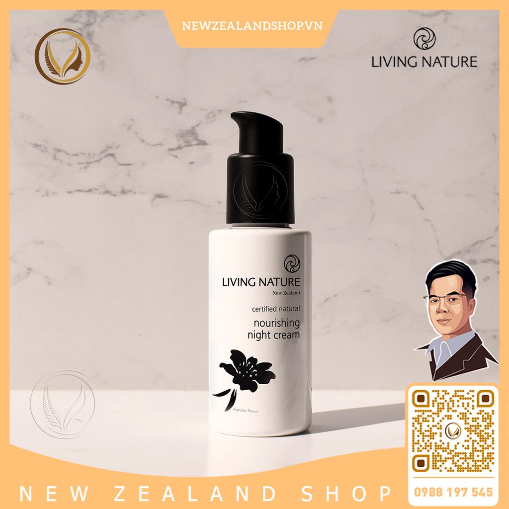 Kem dưỡng da ban đêm Living Nature Nourishing Night Cream 60ml