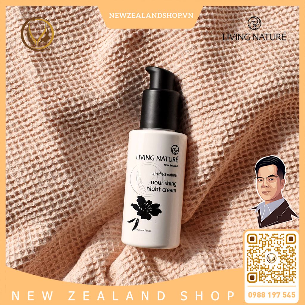 Kem dưỡng da ban đêm Living Nature Nourishing Night Cream 60ml