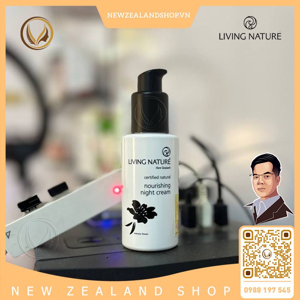 Kem dưỡng da ban đêm Living Nature Nourishing Night Cream 60ml
