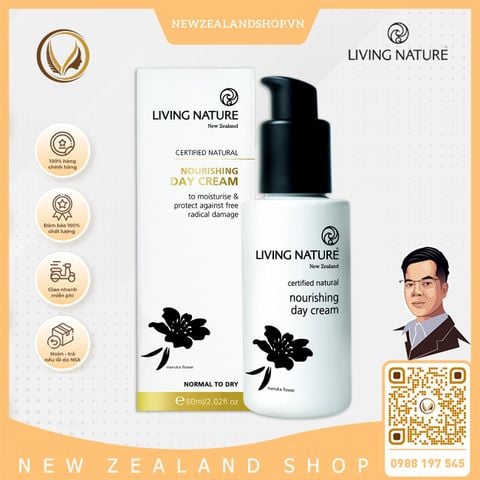 Kem dưỡng da ban ngày Living Nature Nourishing Day Cream 60ml