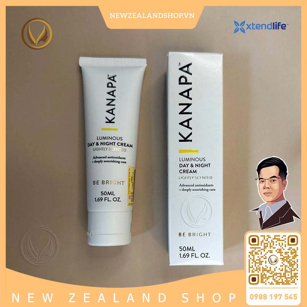 Kem dưỡng da ngày & đêm Xtend Life Kanapa Luminous Day & Night Cream 50ml