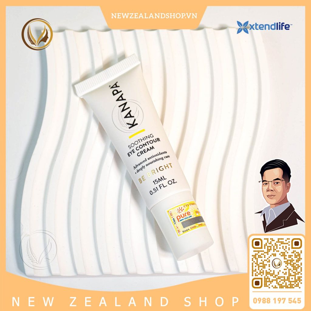 Kem dưỡng da vùng mắt Xtend Life Kanapa Soothing Eye Contour Cream 15ml