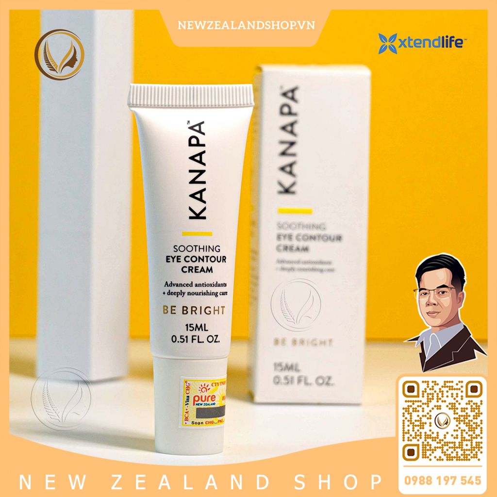 Kem dưỡng da vùng mắt Xtend Life Kanapa Soothing Eye Contour Cream 15ml
