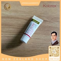 Kem hỗ trợ giảm chàm môi, loét môi, herpes môi Kolorex Kolsore Lip Care Ointment 5g