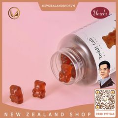 Kẹo dẻo collagen hoa hồng Unichi Rose Collagen Gummy 60 viên