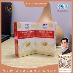 Kẹo ngậm mật ong manuka UMF10+ chanh & gừng Deep Blue Health Manuka Honey Lozenges 6 viên