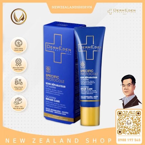 Kem dưỡng phục hồi da DermEden Specific Protocole Cicaderm Repair Care 30ml