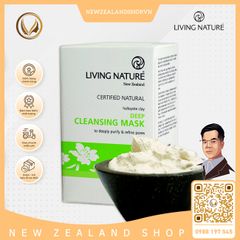 Mặt nạ đất sét làm sạch sâu Living Nature Deep Cleansing Mask gói lẻ