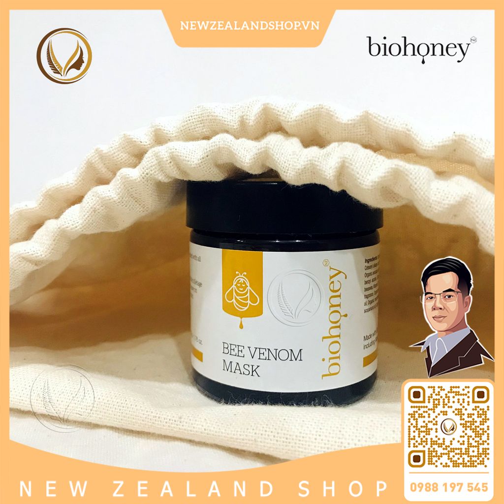 Mặt nạ nọc ong dạng kem giúp săn chắc da Biohoney Bee Venom Mask 50g