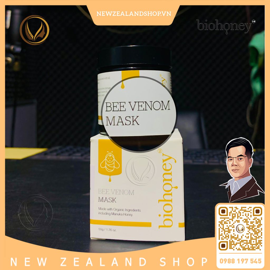 Mặt nạ nọc ong dạng kem giúp săn chắc da Biohoney Bee Venom Mask 50g