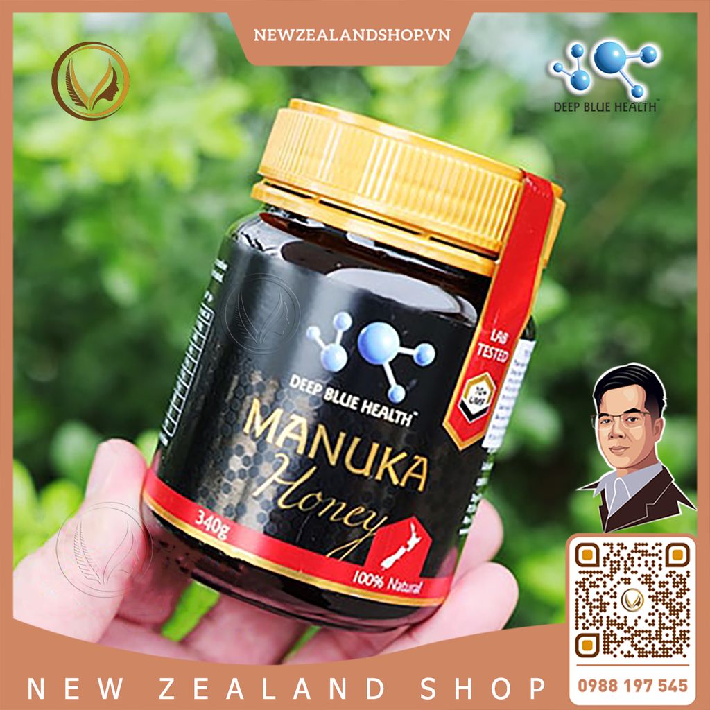 Mật ong Manuka 100% nguyên chất UMF10+ Deep Blue Health Manuka Honey 250g