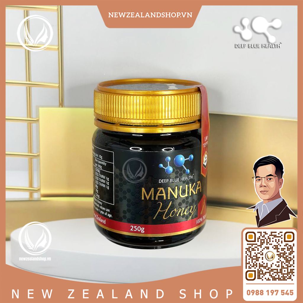 Mật ong Manuka 100% nguyên chất UFM10+ Deep Blue Health Manuka Honey 250g