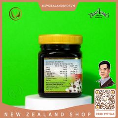 Mật ong Manuka hữu cơ MG650+ TranzAlpine 100% Organic Manuka Honey 250g