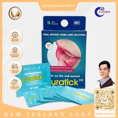 Miếng dán lở loét miệng, nhiệt miệng Curatick Tick! On The Oral Wound 10 miếng