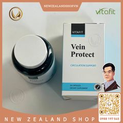 Viên uống giảm suy giãn tĩnh mạch và trĩ VitaFit Vein Protect 30 viên