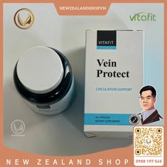 Viên uống giảm suy giãn tĩnh mạch và trĩ VitaFit Vein Protect (30 viên)