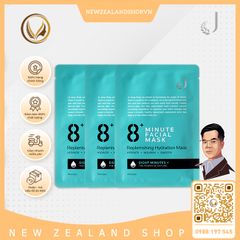Mặt nạ dưỡng ẩm cấp tốc 8 phút Jema Rose 8+ Minute Replenishing Hydration Mask 7 miếng x 25ml