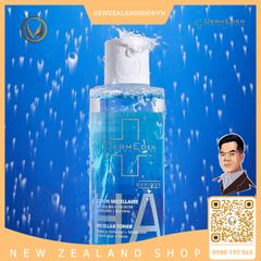 Nước hoa hồng 2 trong 1 DermEden HA-Like Micellar Toner 200ml