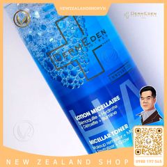 Nước hoa hồng 2 trong 1 DermEden HA-Like Micellar Toner 200ml