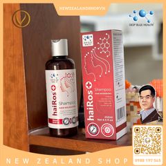 Dầu gội dưỡng tóc, ngăn rụng tóc, sạch gàu Deep Blue Health Hairos+ Shampoo 250ml