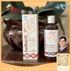 Dầu gội dưỡng tóc, ngăn rụng tóc, sạch gàu Deep Blue Health Hairos+ Shampoo 250ml