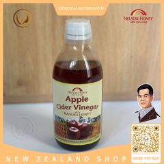 Giấm táo với mật ong manuka Nelson Honey Apple Cider Vinegar With Manuka Honey 500ml