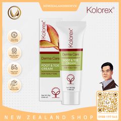 Kem trị nấm móng tay chân, trị hôi chân Kolorex Derma Care Foot & Toe Cream 25g