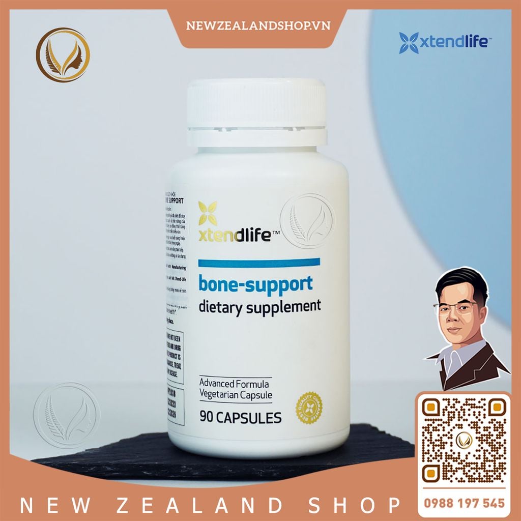 Viên uống bổ khớp, tăng mật độ xương ngừa loãng xương Xtend Life Bone Support 90 viên